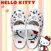Zakkafe 日本 sanrio 三麗鷗 Hello Kitty 兒童 室內鞋/休閒鞋/帆布鞋/鞋子 《 蘋果款 》 ★ 日本製 ★ 夢想家精品生活家飾