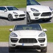 KP擎利國際 大包改裝 11-14 Porsche Cayenne 改Turbo樣式 前保桿 專業對色烤漆