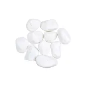 (店+)【蔬菜之家】極白石 1吋 3公斤 分裝包漢白玉.特白石.鵝卵石.白卵石