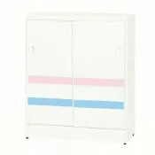 文創集-南亞塑鋼    莫尼 南亞塑鋼2.9尺雙拉門鞋櫃-88x40.8x103.5cm免組