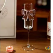全球選品1館 生活百貨 ✅高顏值可愛白葡萄酒杯果汁水晶杯子高腳杯雞尾酒杯微醺蝴蝶香檳