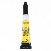 (店+)【COLOR ME】502快速強力膠 2個一組 快速 固化膠 可黏 塑料 金屬 玻璃 陶瓷 得力 膠水 快速 居家