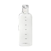【沐日居家】時間刻度玻璃水瓶 750ML 漸層玻璃杯(水瓶 水杯 玻璃杯 隨身瓶 飲料瓶)