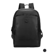 (店+)【LEESA】電腦後背包\大容量\商務包\運動包\休閒包\旅行包\雙肩包\書包\平板包\後背包\皮革後背包