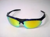 APEX805偏光眼鏡 美國polariz偏光鏡片再加工REVO彩虹鍍膜(單支)(附腰包)黑色框(鏡框有7種色可選喔)