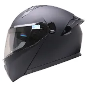 EVO CA-888 雙鏡可樂帽 素色 消光黑 內墨鏡 耳機槽 眼鏡溝 金屬齒排扣 全可拆洗 安全帽 全罩