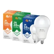 (店+)【DanceLight 舞光】LED燈泡 LED球泡 E27 38W 38瓦 照明燈 全電壓球泡 商業照明燈(白光/黃光/自然光)