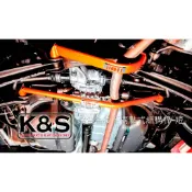 ●凱興國際●SUMMIT-MITSUBISHI三菱 OUTLANDER 鋁合金後下兩點式結構桿-短 #M-OU-153