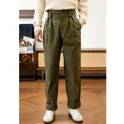 英軍甲板褲 高腰寬鬆 美軍公發 OG107 工裝長褲 Nigel Cabourn