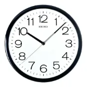大高雄鐘錶城 seiko SK037 精工鐘 (QXA847K) 北歐風時尚簡約掛鐘 黑 31.1cm｜樂天領券現折★全館特惠中★指定刷卡回饋10%
