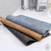 (店+)【Chill Outdoor】PU皮革 十字紋理桌墊 防髒隔熱皮革桌墊 滑鼠墊 辦公桌墊 桌墊 防水桌墊 蛋捲桌墊