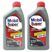 【車百購】 Mobil Super 5000 10W40 5W30 合成機油 容量:946ml