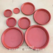 圓型水盤 白色/黑色/紅磚色 3吋/3.5吋/4吋/5吋/6吋（塑膠）園藝水盤 多肉植物 觀葉植物 仙人掌 資材