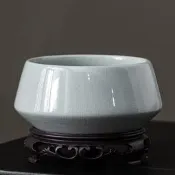 陶瓷大號茶渣缸家用桌面水盂建水茶水缸廢水桶功夫茶配茶洗杯零配