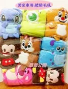 ✰草莓公園【迪士尼 Disney 米奇 米妮 奇奇 蒂蒂 毛怪 大眼仔 膝上毯 毛毯 懶人毯 冷氣毯 車用毯 披肩】