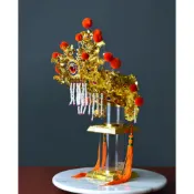 【靜福緣】精品合金製『 媽祖帽』神尊戴 天上聖母 佛冠帝冠神明帽神冠神帽 關聖帝君 其他尺寸可詢問