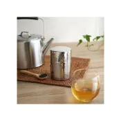 (店+)日本製 相澤工房 AIZAWA 鎚目紋茶葉罐 茶筒 金屬茶葉罐 茶葉收納罐