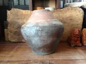 清代魚嘴大甕  北投陶 鶯歌窯 沙鹿窯 南投陶 大甲東 公館窯 苗栗陶 新竹陶 歸仁窯 北投燒 紅磚胎 爐 日據 老甕