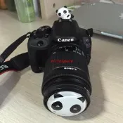 熊貓鏡頭蓋 49mm Canon 佳能EOS M6 M50二代 M100 M200微單眼相機15-45㭍