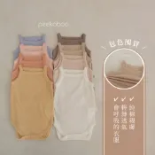 Peekaboo 透氣網眼背心寶寶包屁衣【現貨 隔日達】洞洞衣 嬰兒衣服 女寶包屁衣 寶寶衣服 連身衣 兒童睡衣 韓國童