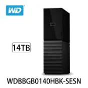 WD威騰 My Book 14TB USB3.0 3.5吋 外接硬碟 WDBBGB0140HBK-SESN