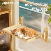 【可開統編】貓吊床貓窩通窗戶吸盤玻璃懸掛實木貓床曬太陽陽臺養貓神器