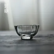 協貿國際日用品生活2館 班意 出口日杯品茗杯高透玻璃純手工加厚耐熱聞香杯清酒杯主人杯