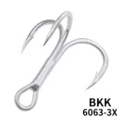 路亞魚鉤 BKK三本血槽鉤 三倍加強 20pc/盒 路亞三本鉤  有倒刺 三錨鉤 路亞 漁具 多魚釣具
