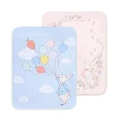 【奇哥】比得兔冬夏兩用尿墊毯 70x90cm(隔尿墊 保潔墊 尿布墊 防水墊 小被被 蓋毯)