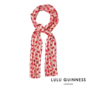 英國設計師品牌 LULU GUINNESS LIPS & HEART 絲巾