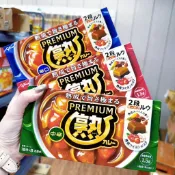 日本 glico 格力高 premium 頂級熟成 日式咖哩 固力果 格力高 咖哩塊 咖哩 熟成咖哩 雙層咖哩塊