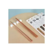 (店+)伴桌｜tetoca原木筷23cm- 梅 / 蜜柑-日本製