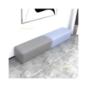 (店+)休息區沙發接待沙發長條換鞋凳長條沙發無靠背沙發布藝沙發直排沙發一字形沙發雙人沙發懶人沙發椅