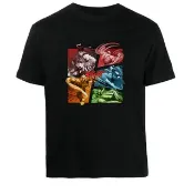 漫畫風街霸V T-shirt (街頭霸王/快打旋風/Street Fighter系列)