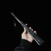秒殺🔥龍泉加厚龍珠金剛扇全金屬扇骨絹布摺扇國風收藏送禮摺疊工藝扇子臺灣出貨✨