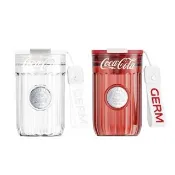 【GERM】可口可樂聯名款徽章系列水杯-500ml(隨行杯/咖啡杯/耐冷耐熱)