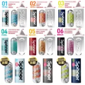 【附贈潤滑液】日本TENGA SPINNER 自動迴轉旋吸杯 圓盤盾/六角槍/波刀紋