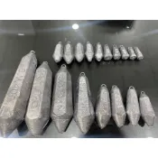 【漁樂釣具】六角鉛 6錢~12兩 釣魚鉛錘 海釣沉底 浮標配重 船釣鉛錘 (單顆販售)