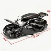 Audi RS6 模型車 1:18 合金休旅車 滑行 28.5X11X9cm 大尺寸 仿真車模 男士輕奢禮物
