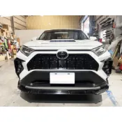 LI✌適用豐田 20年後 五代 RAV4 專用型 鋼琴烤漆黑 前下巴 前定風翼 前鏟 前擾流板 下擾流板 改裝擾流✌88