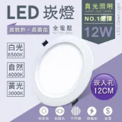 (店+)真光照明  LED 崁燈 12W 崁孔12公分