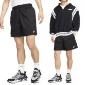 Nike As M Nk Club Flow Short 短褲 男款 黑色 6吋 寬鬆 運動 休閒 FN3308-010