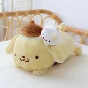 【Ziga＊里家】☆可愛Pompom Purin.布丁狗趴趴毛絨公仔面紙盒套．抱枕.玩偶.紙巾抽.紙巾套.禮物～☆