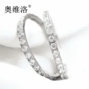 ⚡木子雜貨鋪⚡奧維洛鎮店之寶韓版鋼飾戒指倖福摩天輪女生高端時尚滿鑽單戒微鑲