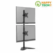 【HappyTech】DC26-20 直立式雙螢幕支架 ~32吋 8KG螢幕架 電腦螢幕支架 增高架 上下螢幕架