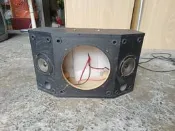 空音箱 8吋 喇叭音箱 喇叭外殼 45*21.5*27cm 兩音路 木質密集板 黑色 音響空箱 KTV音箱 空箱體