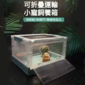 鶴町商社 滿300出貨【熱賣現貨】倉鼠籠子 黃金鼠籠 摺疊飼養箱 可折疊倉鼠籠 爬寵飼養箱 倉鼠籠 鼠籠 可疊加 壓克力箱 蜥蜴