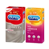 杜蕾斯 更薄型10入 + 綜合6入 保險套