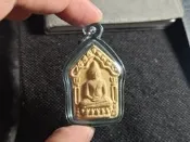 泰國佛牌~2544~龍婆薩空~五官清晰~師父單獨加持~加入大量古曼粉~白肉版本(0908D)