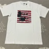 全新 uniqlo 男款 Mickey x Keith Haring 短袖T恤上衣 L號